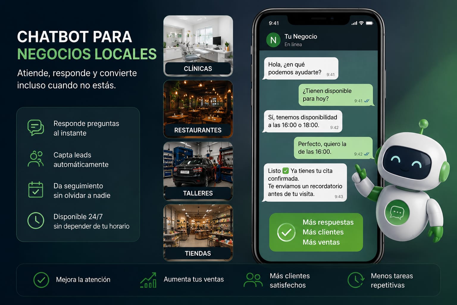 Chatbot IA para negocios